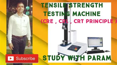 cre-type tensile testing machine|crt vs cre.